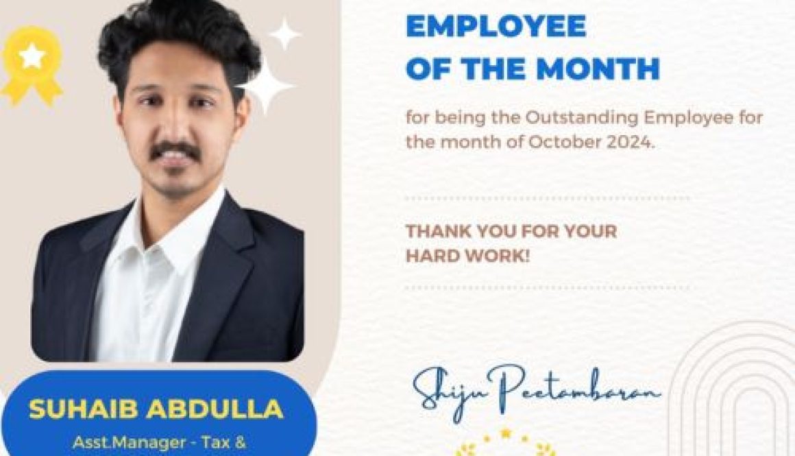 Celebrating Our Employee of the Month for October 2024!